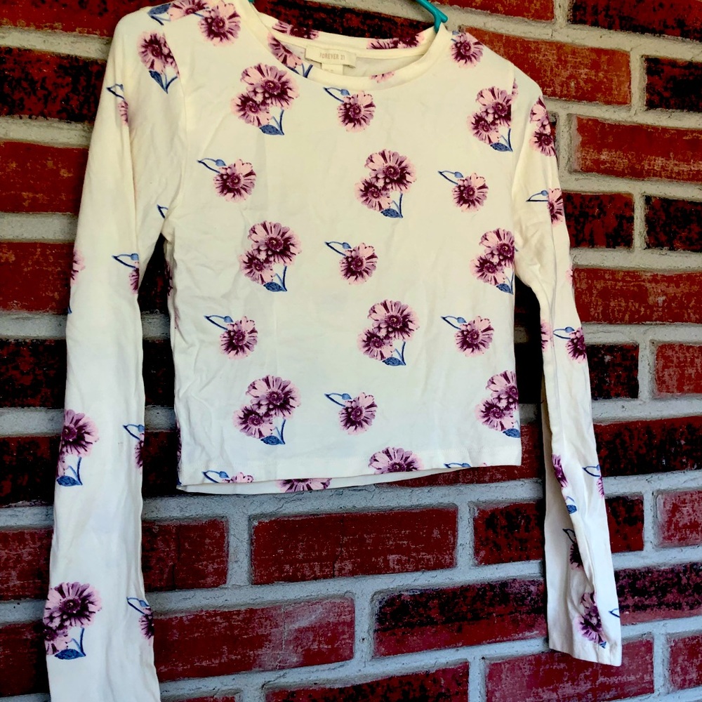 Floral crop top